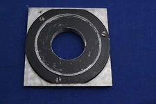 CUSTOM MADE, ADJUSTABLE FOCUS, 4"X 4" LARGE FORMAT LENS BOARD. READ FOR DETAILS