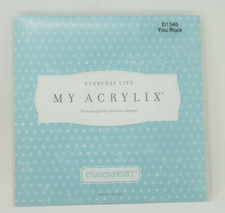 Close To My Heart CTMH You Rock C1346 My Acrylix Stamp Set