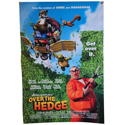 Over the Hedge 2006 Movie Poster 27x40 Willis/Carell/Sykes