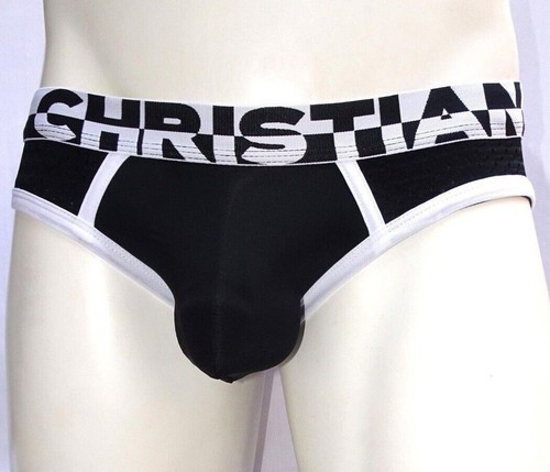 Andrew Christian Almost Naked Mesh Gym Brief, Black: X-Large # 92771 - 第 8/20 張圖片