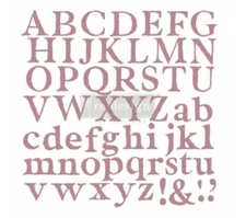 Alpha- Clearly Aligned Decor Stamp- Redesign With Prima letters