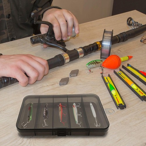 3pcs Fishing Bait Tackle Box Lure 5 Grid Luya Storage Box for Fishing Five-Grid - Picture 6 of 9