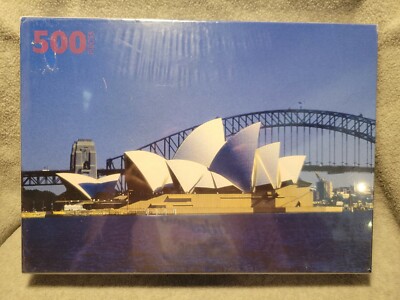 The Opera House Sydney Australia 500 Piece Jigsaw Puzzle NEW in box 21 ...