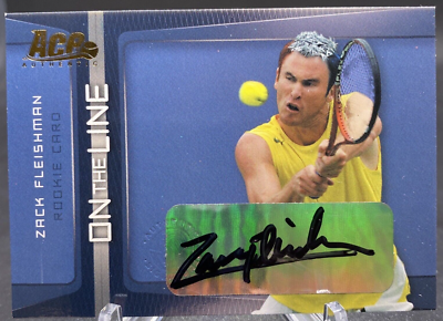 Zack Fleishman 2007 Ace Authentic On The Line Autograph Card #OL-3