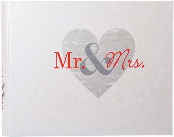 GäStebuch Unsere Hochzeit Geschenk Hochzeits-Fotobuch Album Mr.& Mrs.-image