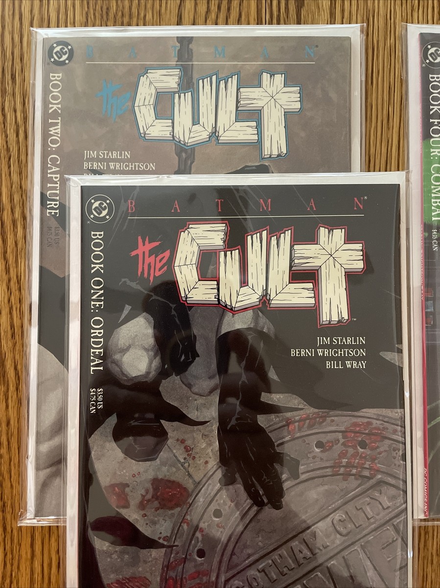 Batman - The Cult #1-4 Complete Set. 1st Printings. Jim Starlin