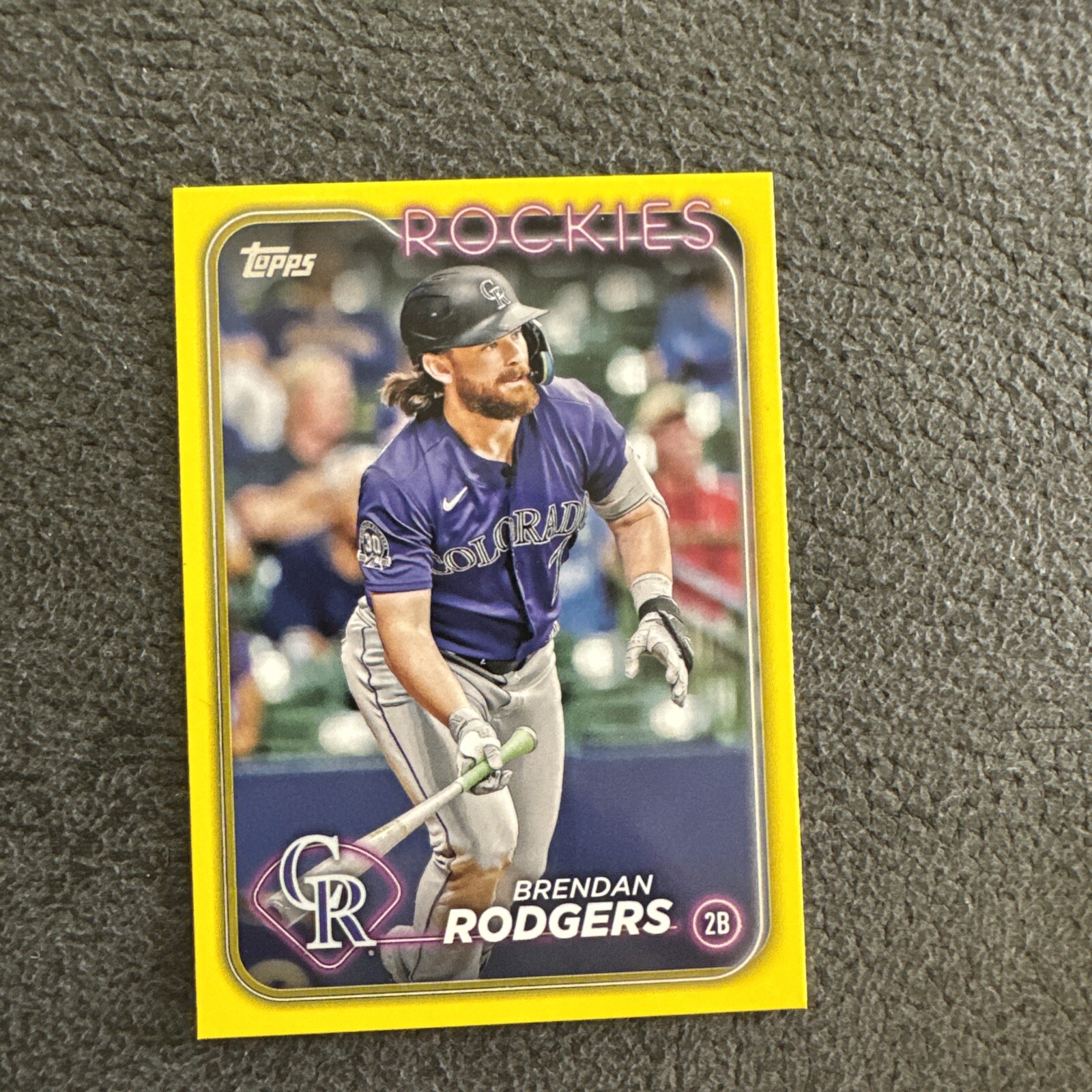 2024 Topps Series 1 - Brendan Rodgers #322 Yellow