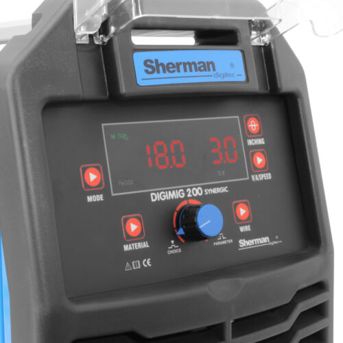 Sherman Digitec DIGIMIG 200 SYNERGIC Welding Machine MIG 200A TIG LIFT - Set #3 - Picture 2 of 9