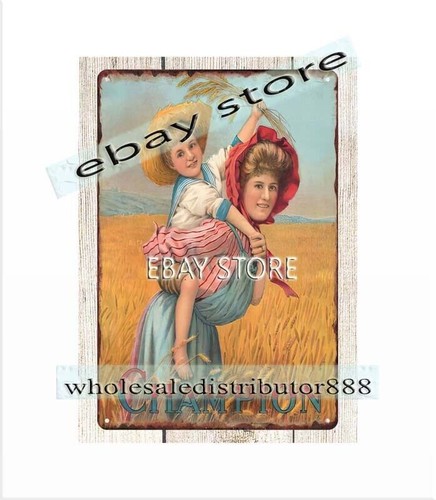 Plaque Murale Vintage En Métal – Pub / Ferme Cockshutt – 30x20 Cm
