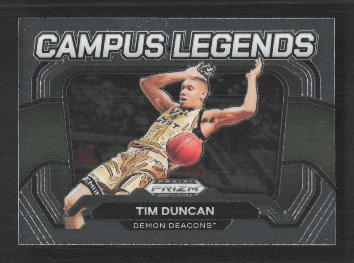 Tim Duncan 2024 Panini Prizm Draft Picks Campus Legends #1 | eBay