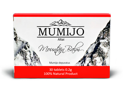 Shilajeet Altai Mumijo Mumiyo Mumio ''Bergbalsam'' 30 Tabletten Мумиё