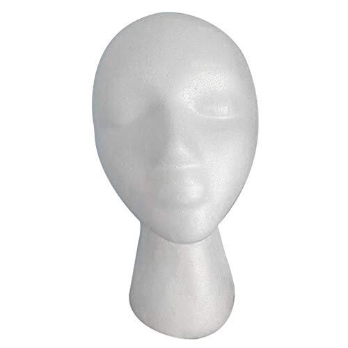 Female Styrofoam Mannequin Head Model - Wig/Hat Display Stand - Art Work - Bild 5 von 8