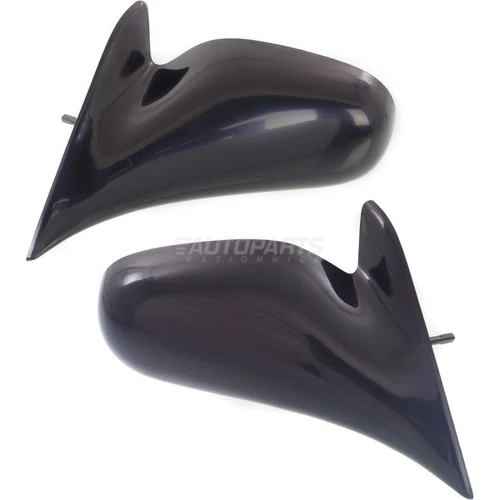 New LH & RH Manual Door Mirror Fits 1998-2002 Toyota Corolla TO1320144 TO1321144