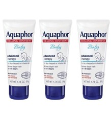  3 Aquaphor Baby Advanced Therapy Skin Hypoallergenic Healing Ointment 1.75 Oz