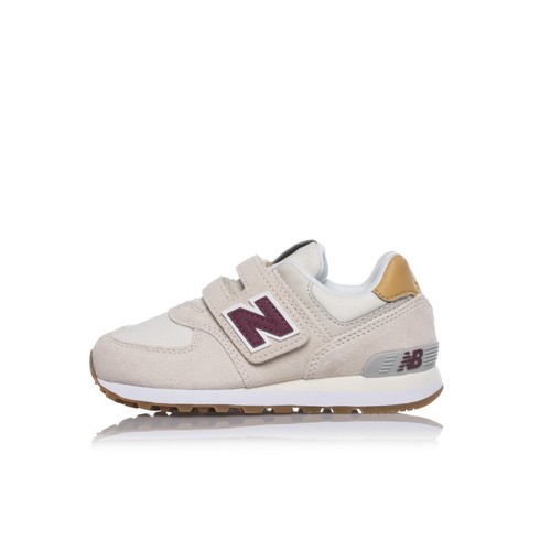 Scarpa con velcro bambino New Balance 574 colore rosso | Effe Bi Sport