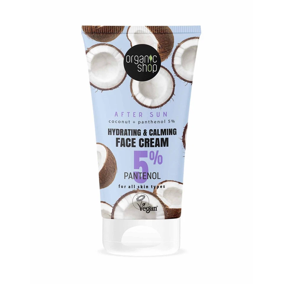 💚 Organic Shop Hydrating & Calming After Sun Face Cream 50ml