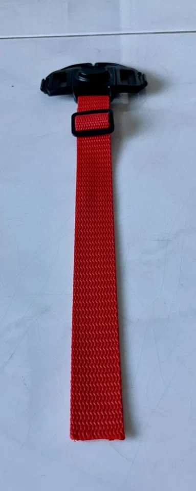 Hebilla de repuesto de 5 puntos con correa central ROJA para cochecito BOB REVOLUTION Foto 2 de 4