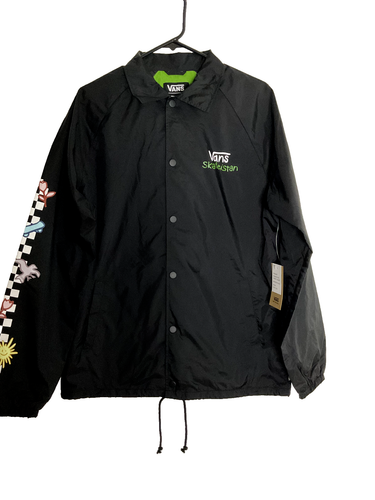 Vans Skateistan Men's Torrey Winbreaker Black Jacket Size M