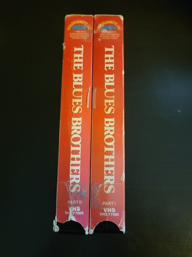 The Blues Brothers VHS MCA Rainbow Logo 1980 *2 TAPE VERSION* TRUE 1st RELEASE! - Picture 2 of 6