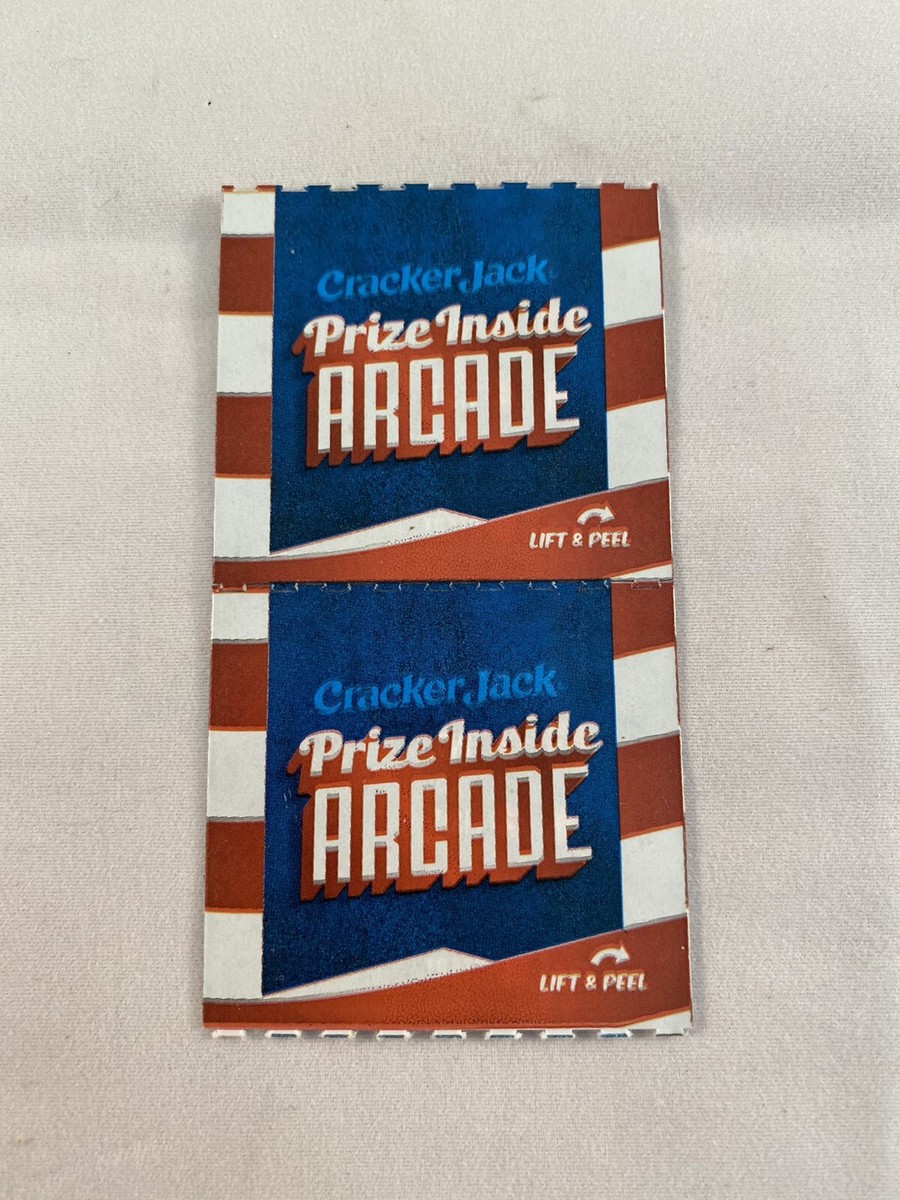 Rare Original Cracker Jack Prize Inside Arcade Stickers. Double | eBay