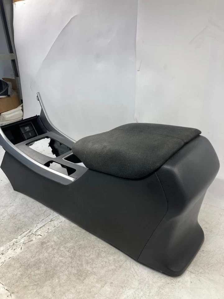 2013-2015 Honda Accord Front Floor Center Console Assembly Cloth ArmRest Black Foto 3 de 3