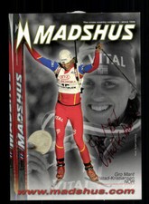 Gro Marit Istad Kristiansen Autogrammkarte Original Signiert Biathlon + A 213402