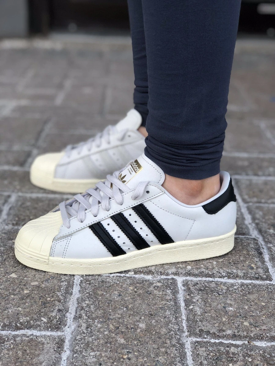 ADIDAS Originals CQ2512 Womenu0026#039;s Superstar 80s Shoes Size 8 US | eBay