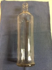 Vintage 12” HJ Heinz Co. Glass Vinegar Quart Bottle #96