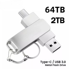 USB Flash Drive 2TB TO 64TB USB 3.2 Thumb Drive Memory Stick PC Laptop Mobile