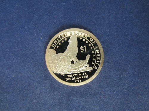 2013-S Mirror Proof Native American Dollar Sacagawea Lewis Clark TREATY OF 1778 - Picture 3 of 4