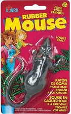 Realistic Full Size Fake Rubber Mouse - Lifelike Halloween Toy Fun Joke Gag Gift