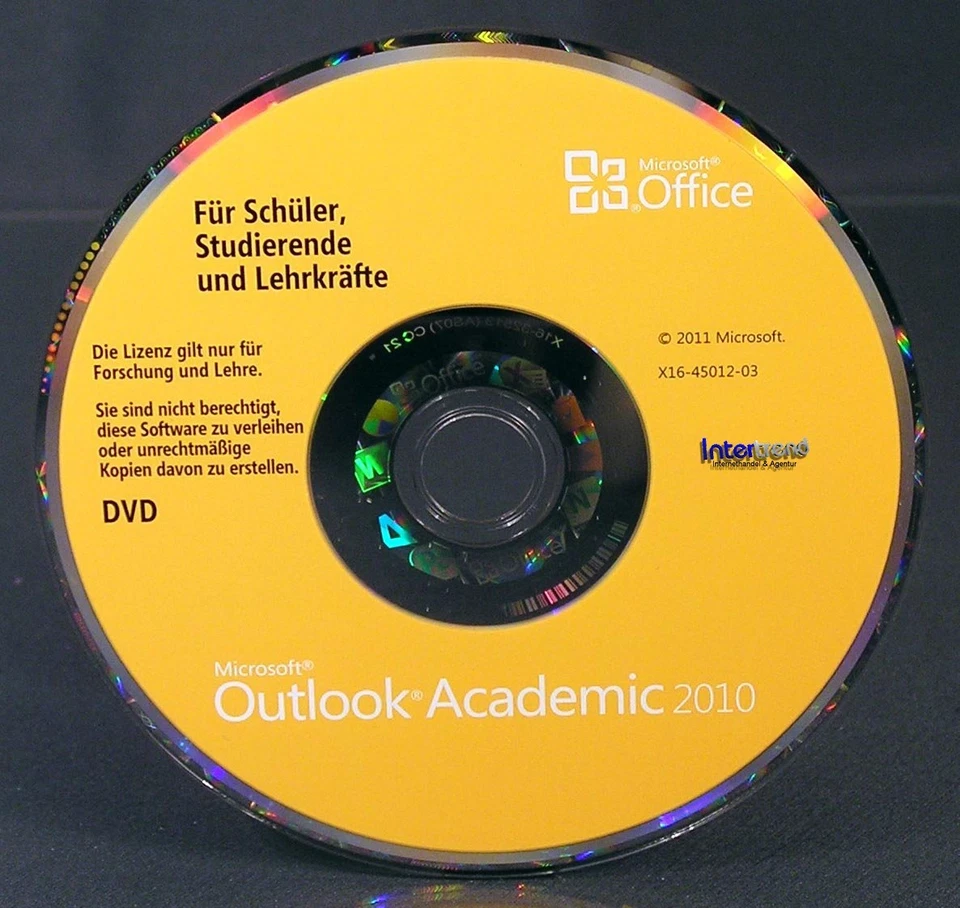 Microsoft Office Outlook 2010 Vollversion Box + DVD EDU + Zweitinstallation NEU - Bild 4 von 4