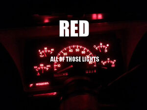 10 RED T10 LED & SOCKETS INSTRUMENT PANEL CLUSTER DASH LIGHT BULB PC168 PC194