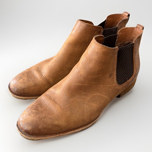 Kork-Ease Brown Leather Chelsea Booties Size 9 Boots - Picture 2 of 8
