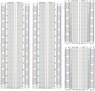 2Pcs 830 Point Solderless Breadboard, 400 Point Solderless Breadboard