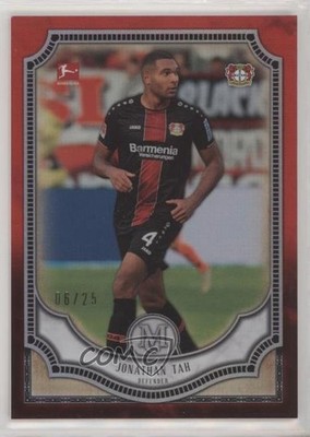 2018-19 Topps Museum Collection Bundesliga Ruby 6/25 Jonathan Tah #47 x5r