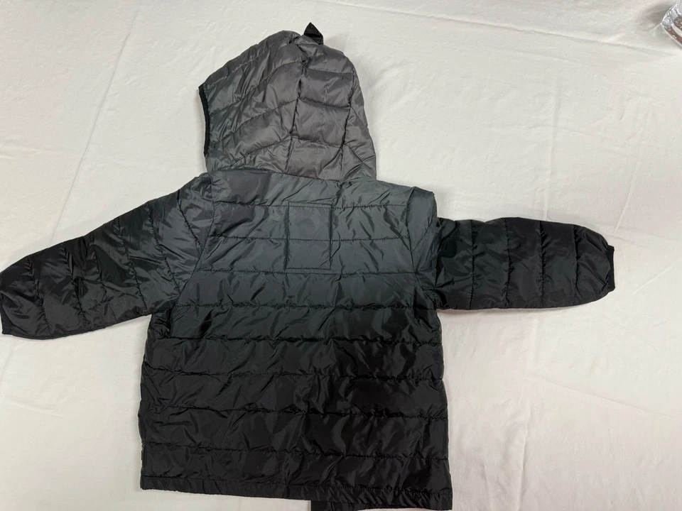 BABY GAP Kids Black Puffer Jacket with dinosaur Hood 4T - Image 2 of 3