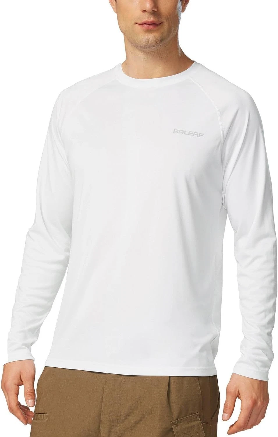 Baleaf Size XL White Sun Protection Shirt UV 50 Long Sleeve Top