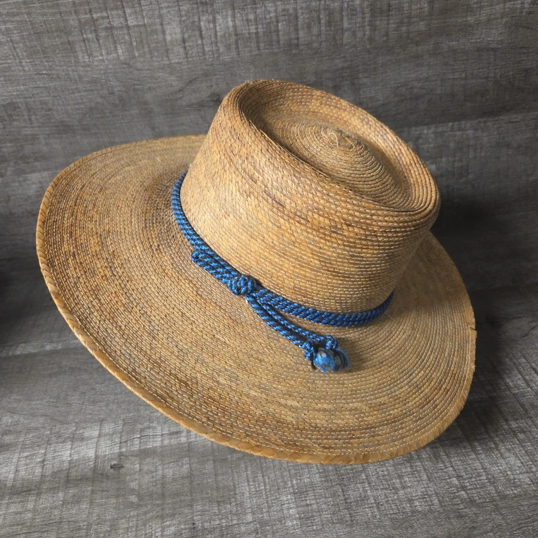 vintage Sahuayo Legitimo wide brim Straw Hat tan Made in  display picture 1