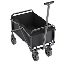 The ZK-RST5 Light Duty Collapsible Black Folding Cart New shopping