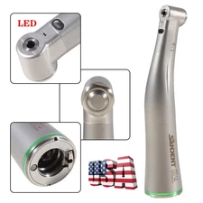 SANDENT Dental Fiber Optic Endo Handpiece 8:1 Rotary File Contra Angle Push po