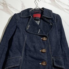 Vivienne Westwood Red Label Denim Coat Orb Button Blue Size 3 Used