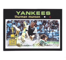 Thurman Munson 2021 Topps #TDH-20 Topps Double Headers New York Yankees