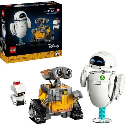 LEGO Disney Pixar 43279 WALL-E und EVE Klemmbausteine Bausatz
