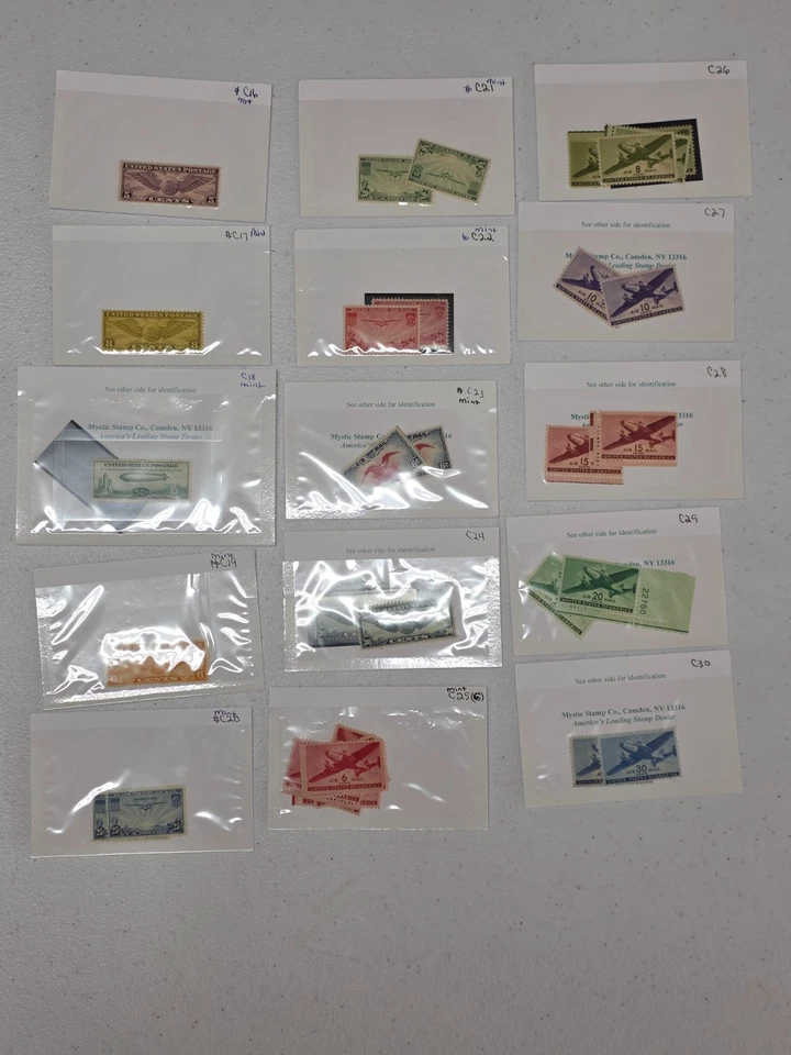 us airmail stamps collections lots in boxes - Image 2 of 4