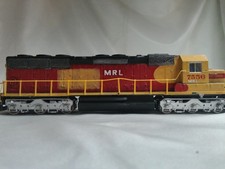 Bachmann HO Scale Montana Rail Link MRL Diesel #7556 RUNS (No Box)