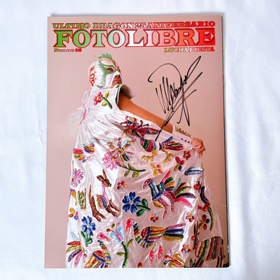 Ultimo Dragon Autographed Photo Book FOTOLIBRE Numero 35 Pro Wrestling Japan