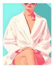 Chic Modern Wall Art Poster - Stylish Abstract Print Premium Quality