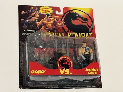 Hasbro Mortal Kombat Johnny Cage W/ Accessories Card Bubble NO GORO