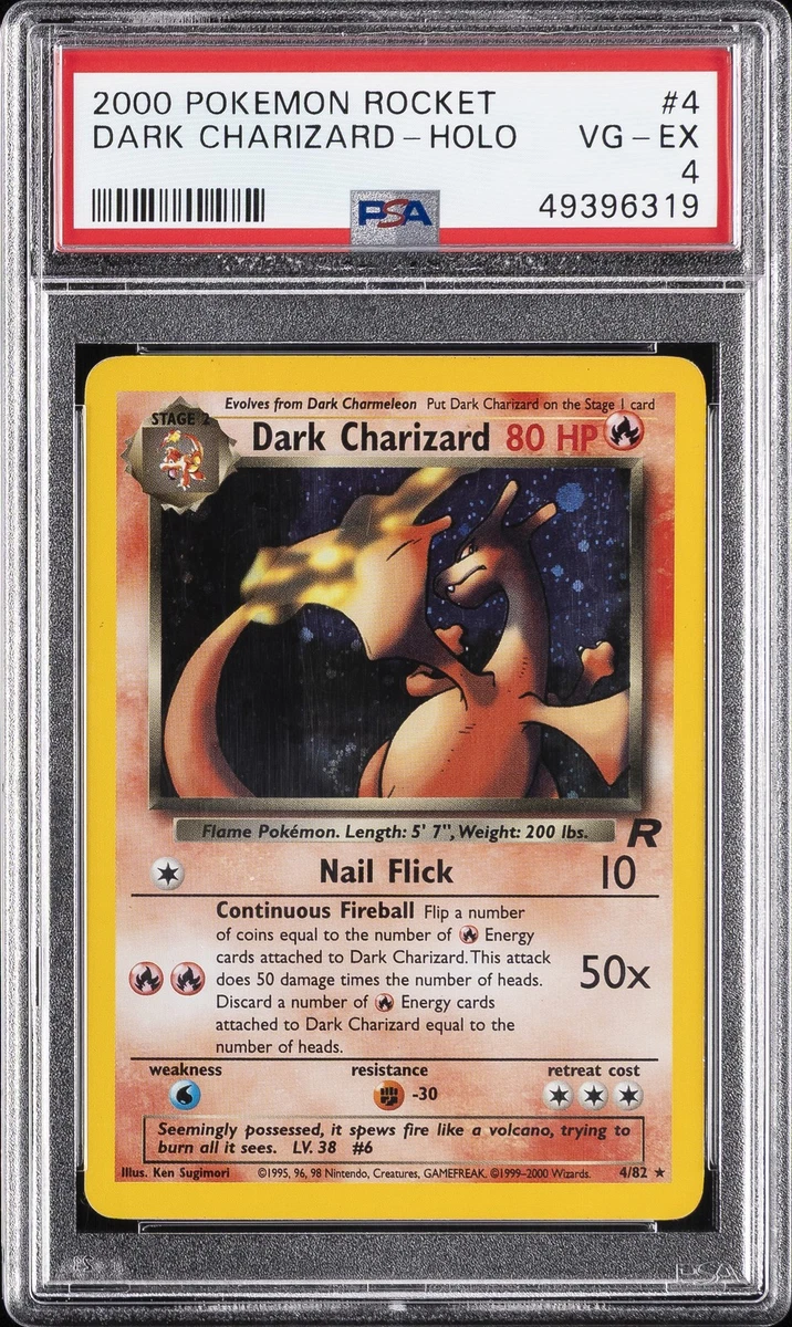 Pokémon TCG Grade 4 Charizard Individual Collectible Card Game